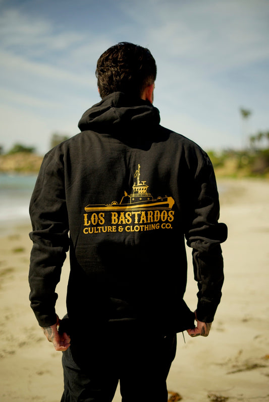 OG Bastardo Unisex Hoodie By Los Bastardos Culture In Black (See Footnote)