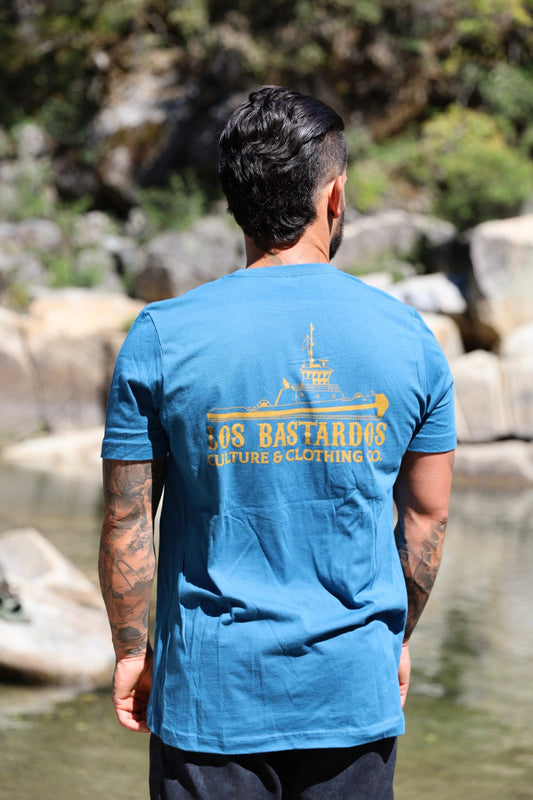 OG Bastardos Unisex T-Shirt By Los Bastardos Culture In Deep Teal